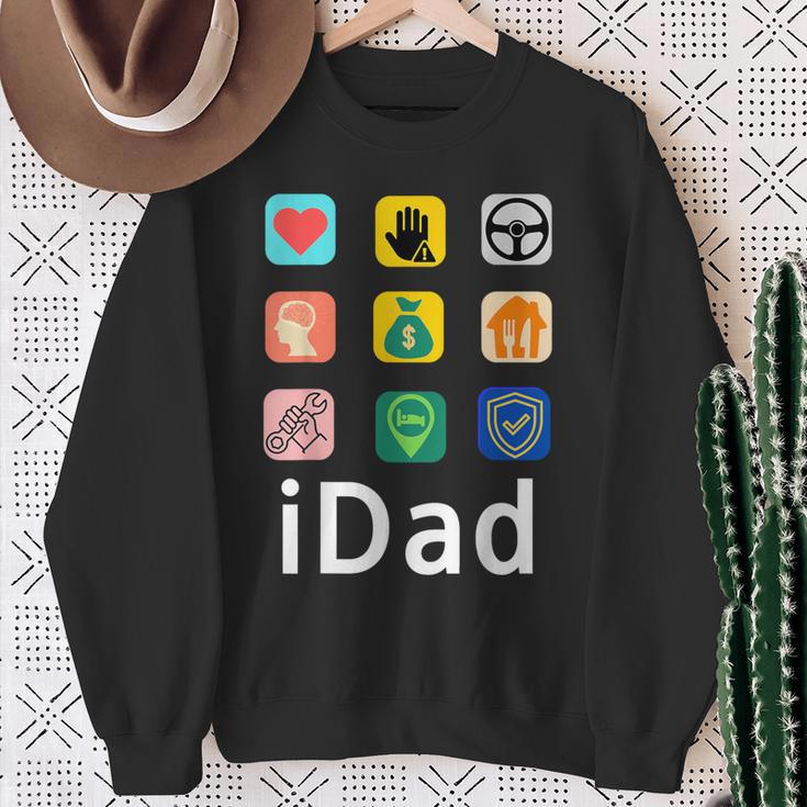 Papa I Dad Als Lustige Appatertag Sweatshirt Geschenke für alte Frauen