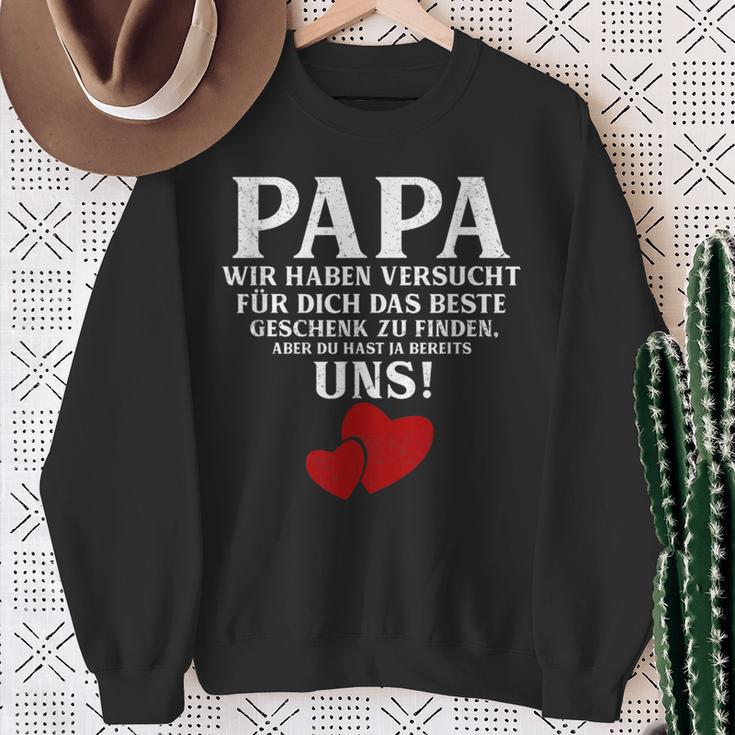 Papa Du Hast Unsater & Tocher Son Partner Look Sweatshirt Geschenke für alte Frauen