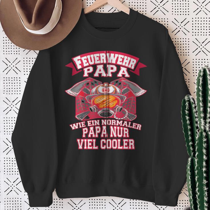 Papa Feuerwehrmanniel Cooler Sohn Tochterater Kapuzenjacke Sweatshirt Geschenke für alte Frauen