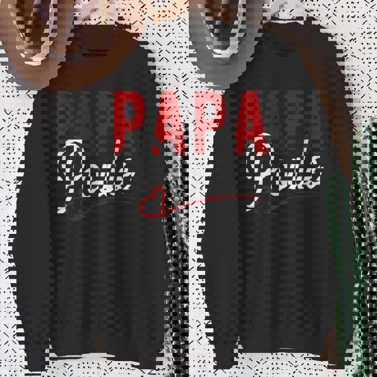 Papa Poule Cadeau Humour Original Sweater e Cadeaux pour les femmes âgées