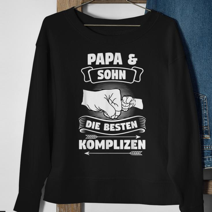 Papa Sohn Die Beste Komplizen Black S Sweatshirt Geschenke für alte Frauen
