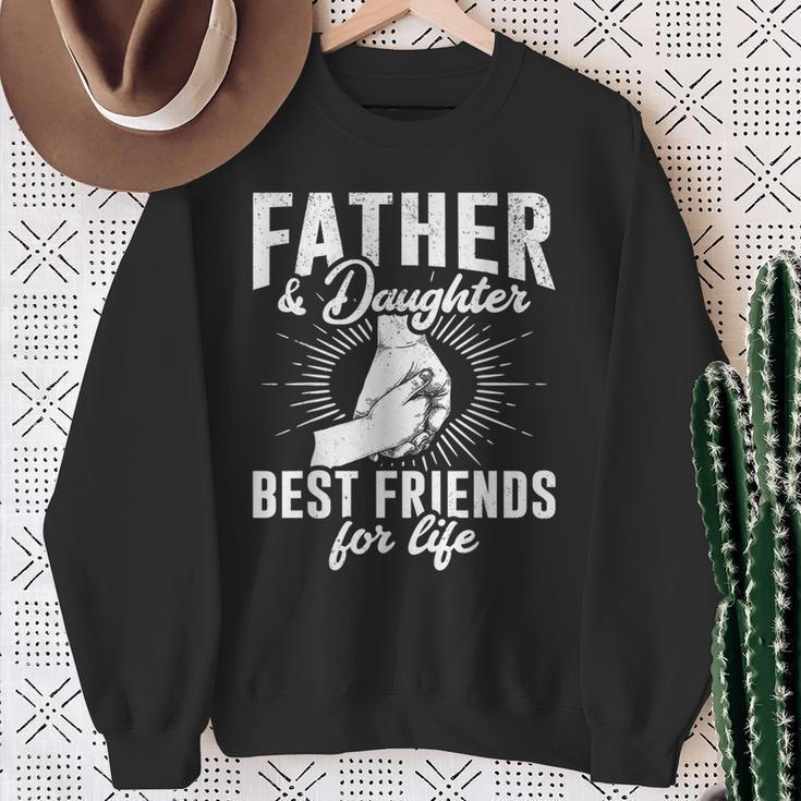 Papa Tochter Beste Freunde Zum Leben Papa Tochter Beste Freunde Fürs Sweatshirt Geschenke für alte Frauen