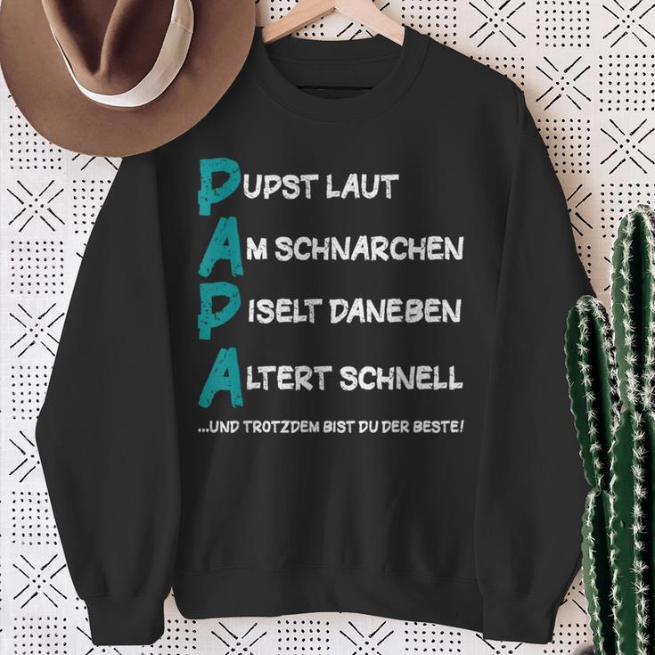 Papa Trotzdem Bist Du Der Beste Father's Day Sweatshirt Geschenke für alte Frauen