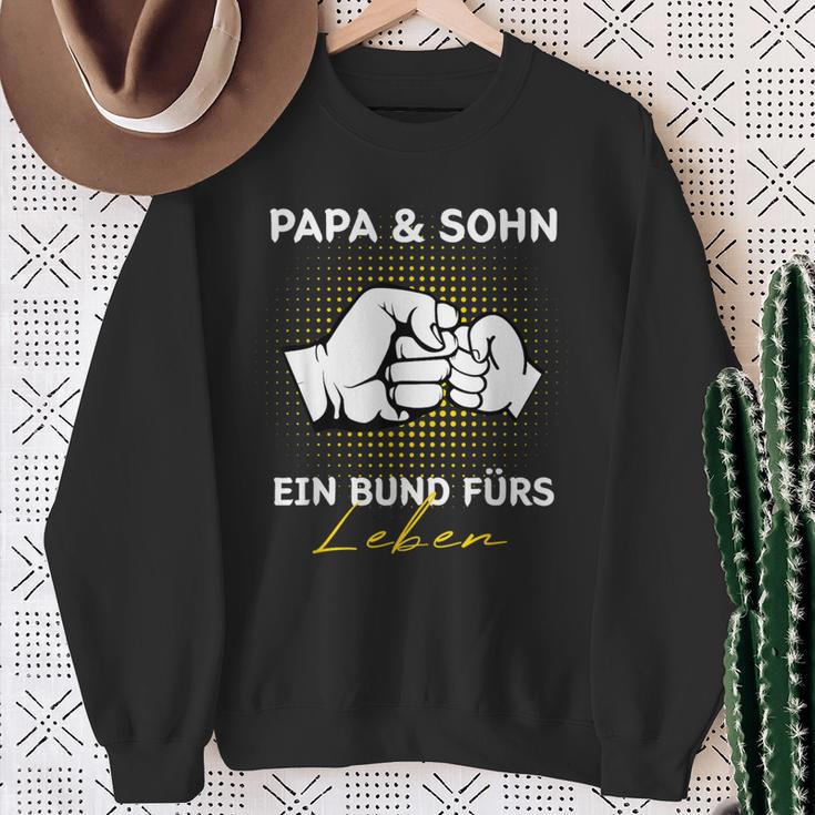 Papa Und Sohn Ein Bund Für Leben Father Son Father's Day S Sweatshirt Geschenke für alte Frauen