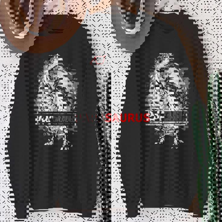 PapasaurusRex Papa Saurus Dinosaur Grandpa Dino Camisa de entrenamiento Regalos para ancianas