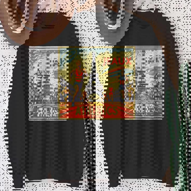 París Los Juegos Atletismo Camisa de entrenamiento Regalos para ancianas