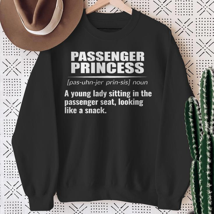 Passenger Princess Definition Sweatshirt Gifts for Old Women
