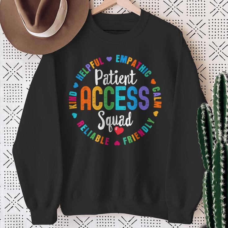 Patient Access Squad Best Patient Care Technician Worker Sweatshirt Gifts for Old Women