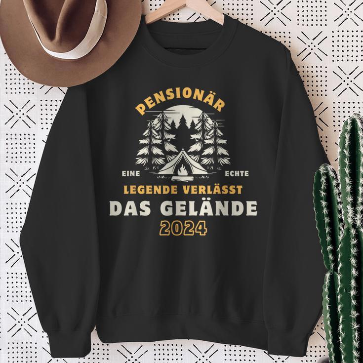 Pensionär 2024 Eine Echte Legendeerlässt Das Gelände Sweatshirt Geschenke für alte Frauen