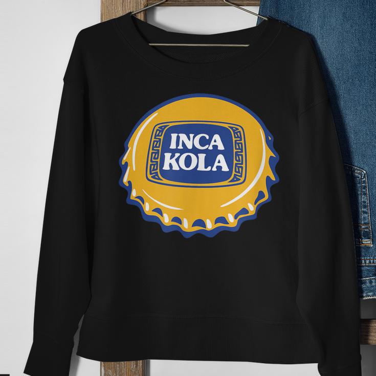 Peru Soda Bottle Inca Kola Bubble Gum Drinks Food Sweatshirt Gifts for Old Women