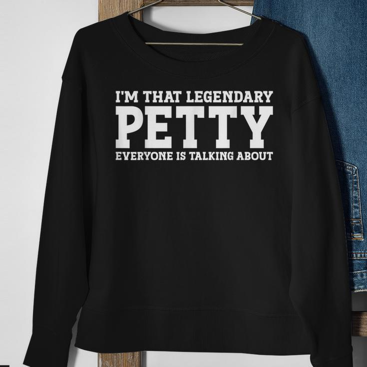 Petty Surname Team Family Last Name Petty Sweatshirt Gifts for Old Women
