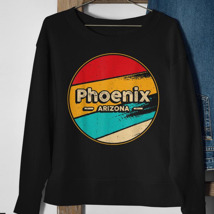 Phoenix Retro Vintage Sunset Arizona Us State Phoenix Sweatshirt Gifts for Old Women