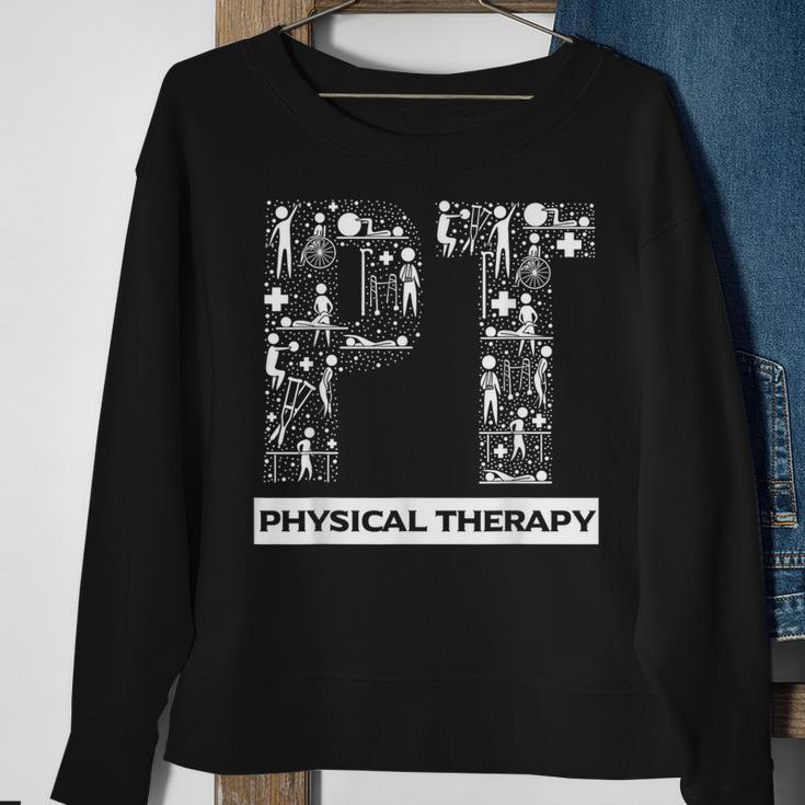 Physical Therapy Gait Training Physiotherapy Therapist Sweatshirt Gifts for Old Women