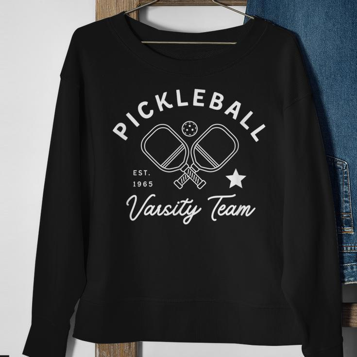 Pickleball Varsity Team Pickleball Player Sweatshirt Gifts for Old Women