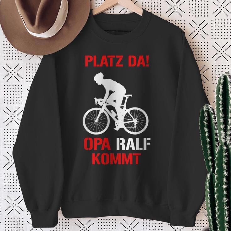 Platz Da Opa Ralf Kommt Cycling Jersey For Opi Ralf Sweatshirt Geschenke für alte Frauen