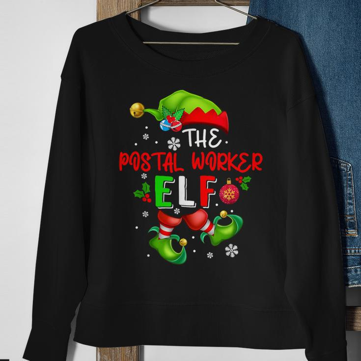 The Postal Worker Elf Christmas Elf Costume Lover Family Sweatshirt Gifts for Old Women