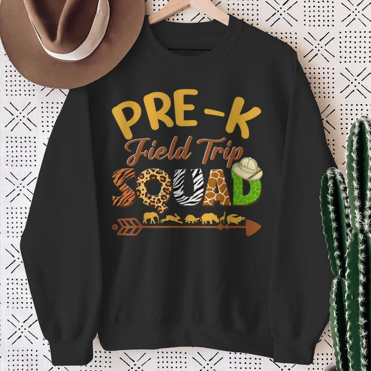 Pre-K Students School Zoo Field Trip Squad Matching Sweatshirt Gifts for Old Women