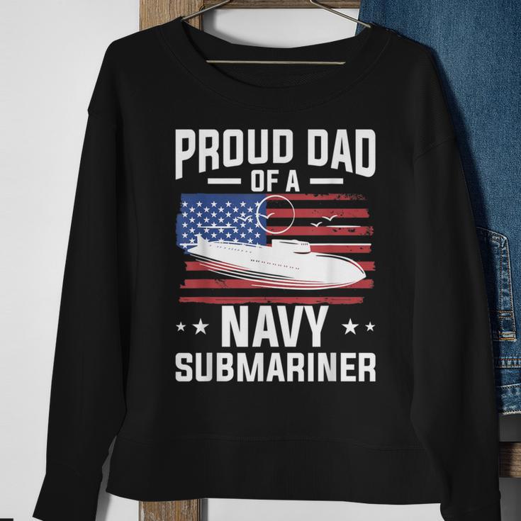 Proud Dad Of A Navy Submariner Military Submarine Sweatshirt Gifts for Old Women