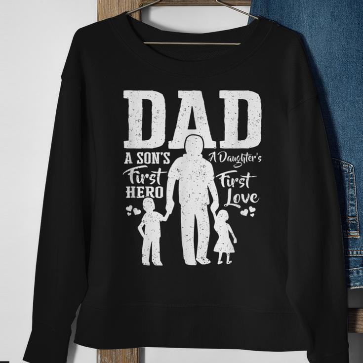 Proud Dad Of Twins S Best Fathers Day From Son Sweatshirt Gifts for Old Women
