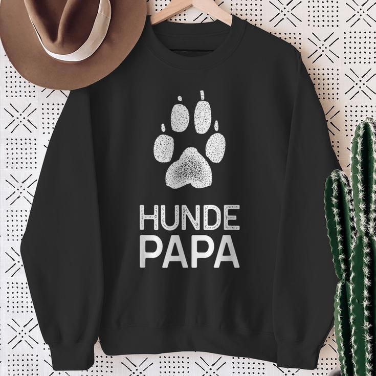 Proud Dog Papa Sweatshirt Geschenke für alte Frauen