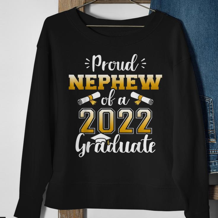 Proud Nephew Of A Class Of 2022 Graduate Senior Graduation Sweatshirt Gifts for Old Women