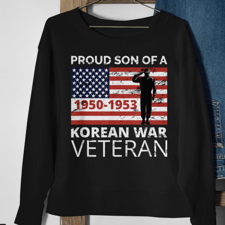 Proud Son Of A Korean War Veteran For Military Sweatshirt Gifts for Old Women