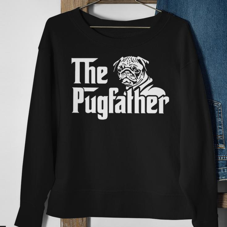 The Pugfather Pug Dad Father's Day Pug Lovers Sweatshirt Gifts for Old Women