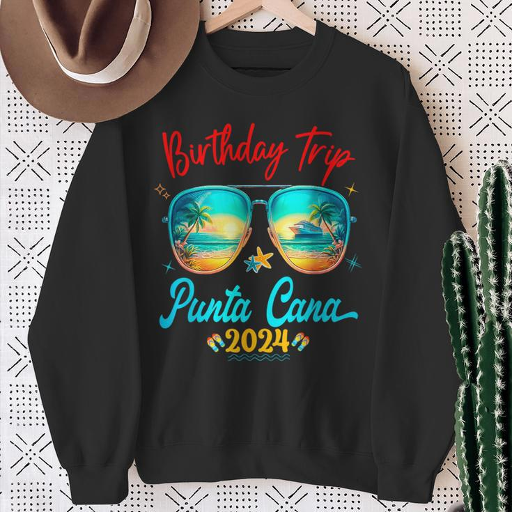 Punta Cana Family Vacation Birthday Cruise Trip Matching Sweatshirt Gifts for Old Women