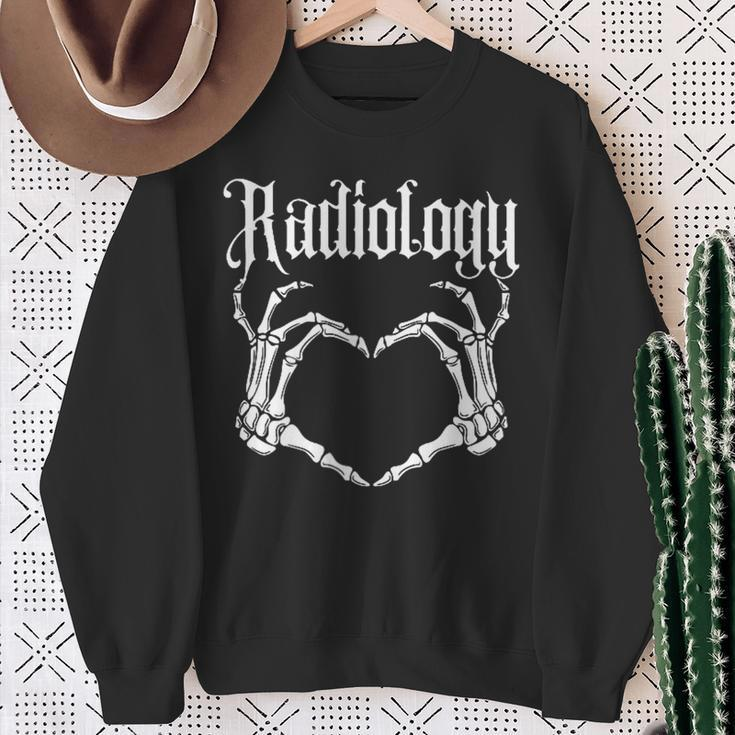 Rad Tech's Have Big Hearts Radiology X-Ray Tech Sweatshirt Gifts for Old Women