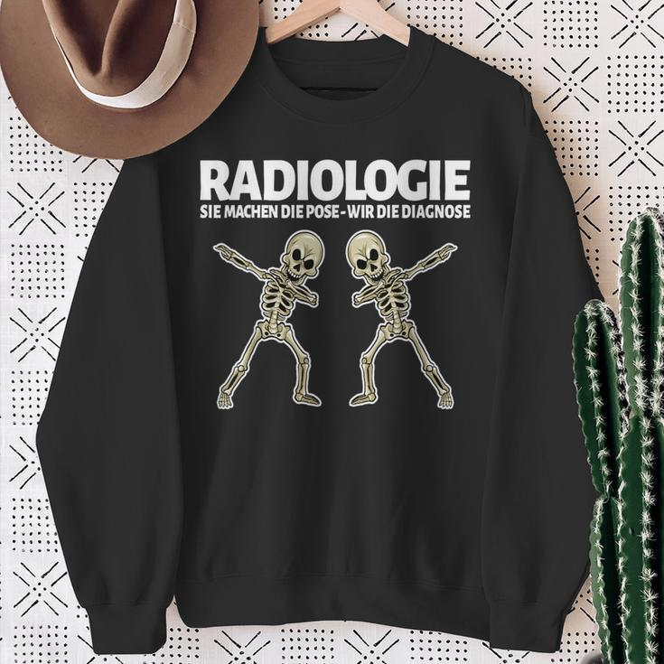 Radiologie Die Machen Die Pose Wir Die Diagnosis Wir Die Diagnosis Radio Sweatshirt Geschenke für alte Frauen