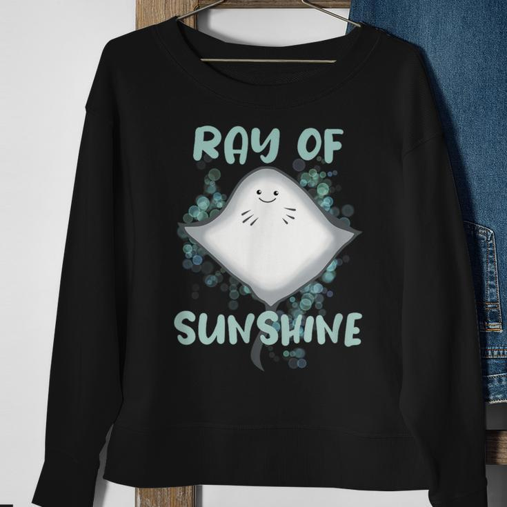 Ray Of Sunshine Stingray Sweatshirt Gifts for Old Women