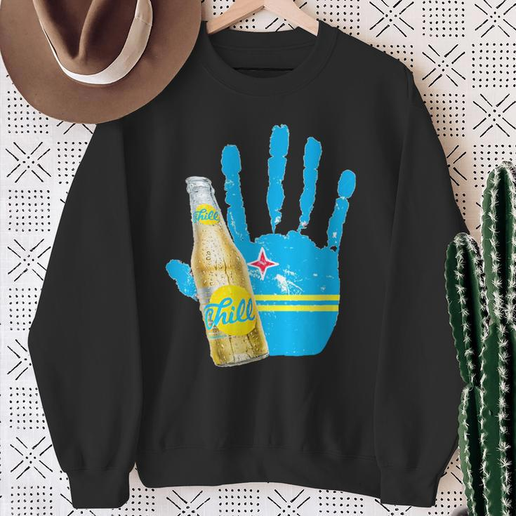 Ready To Chill Aruba Sweatshirt Gifts for Old Women