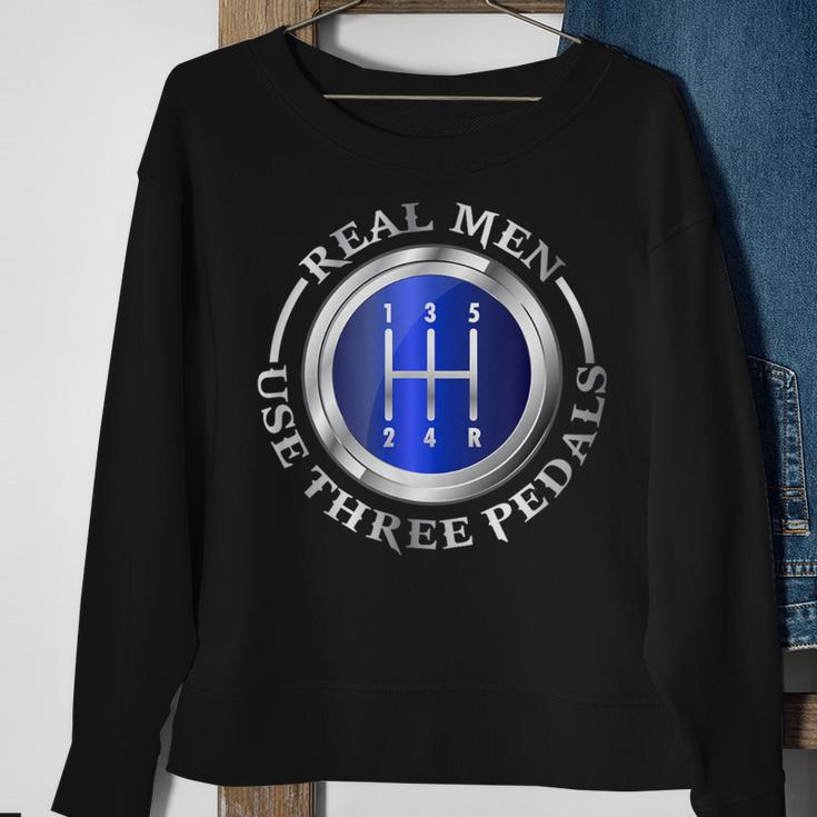 Real Use Three Pedals Race Car Mechanic Men Sweatshirt Gifts for Old Women