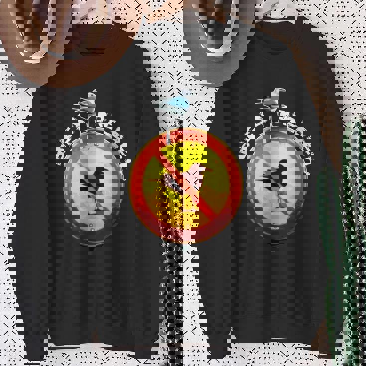 Be A Rebel Seagull Meme Scheißt Auf Verbot Sign Rebel Sweatshirt Geschenke für alte Frauen