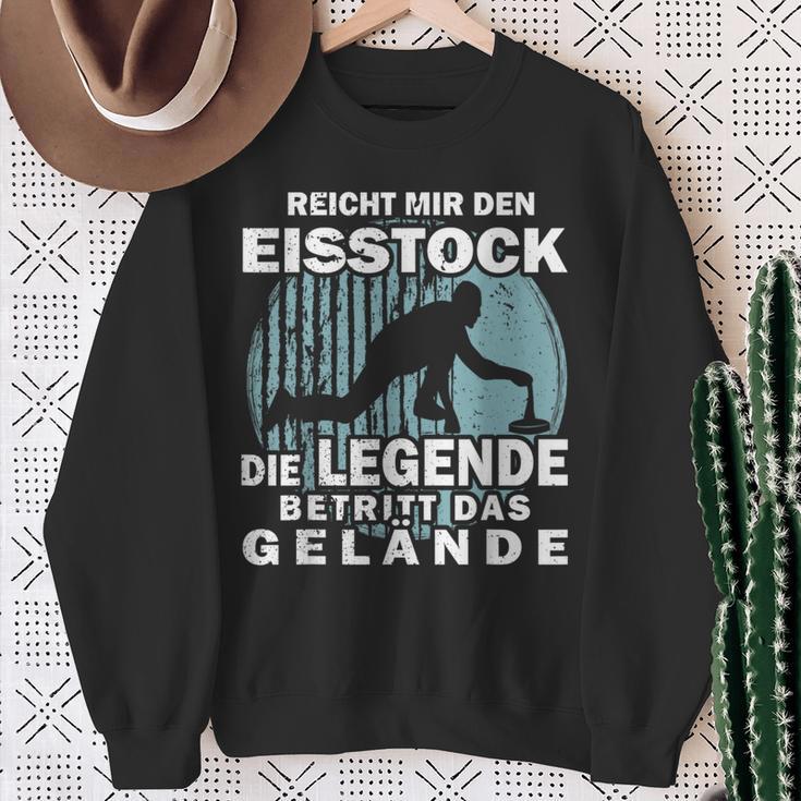 Reicht Mir Den Eisstock Protection Sweatshirt Geschenke für alte Frauen