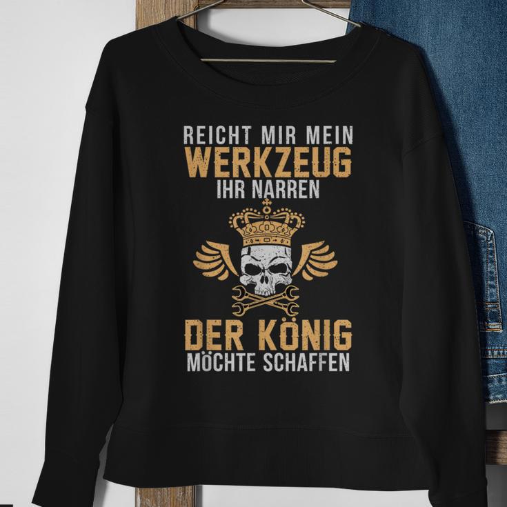 Reicht Mir Mein Werkzeug Ihr Jester Mechatroniker Workshop Sweatshirt Geschenke für alte Frauen