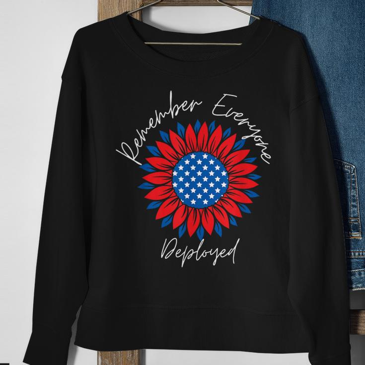 Remember Everyone Deployed-Wear Red On Friday Military Sweatshirt Gifts for Old Women