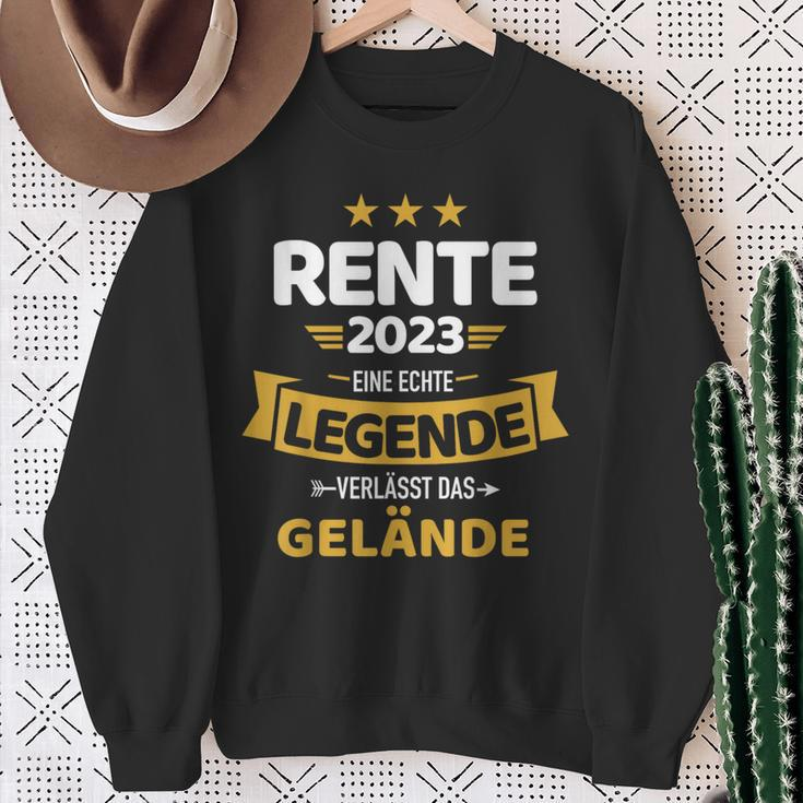 Rente 2023 Real Legend Leaves Terrain Pensioner Sweatshirt Geschenke für alte Frauen