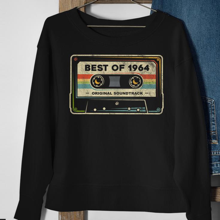 Retro Best Of 1964 Mixtape Vintage Cassette For 55 Birth Sweatshirt Geschenke für alte Frauen