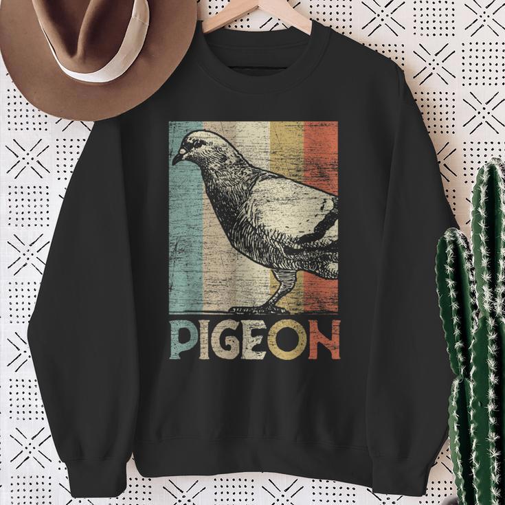 Retro Dove Sweatshirt Geschenke für alte Frauen