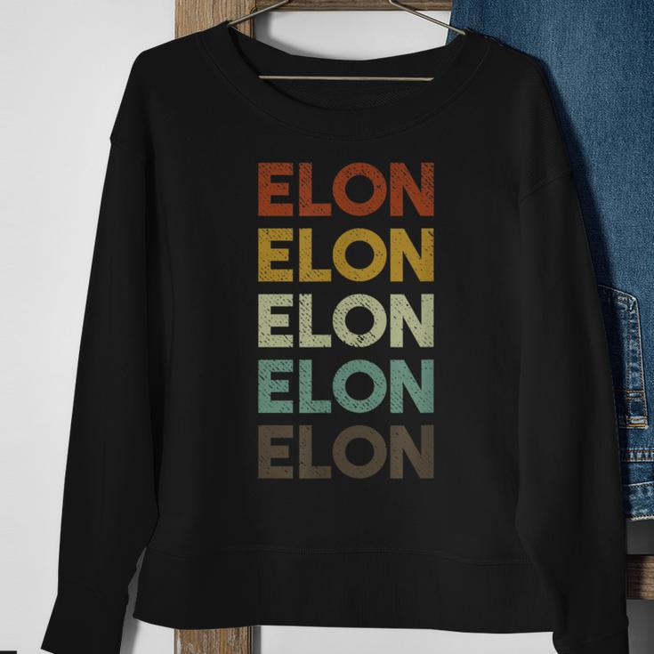 Retro Elon North Carolina Sweatshirt Gifts for Old Women