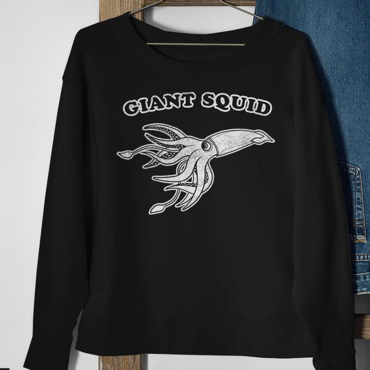 Retro Giant Squid Vintage 1980S Sweatshirt Gifts for Old Women