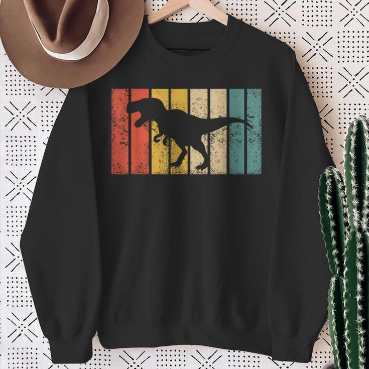 Retro Trex Dino Tyrannosaurus Dinosaur -Intage T-Rex Sweatshirt Geschenke für alte Frauen