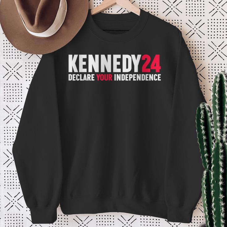 Rfk Jr Declare Your Independence For President 2024 Sweatshirt Gifts for Old Women