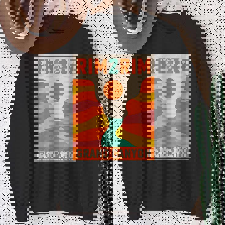 Rim 2 Rim Grand Canyon R2r Rim2rim Hike Trail Run Sweatshirt Gifts for Old Women