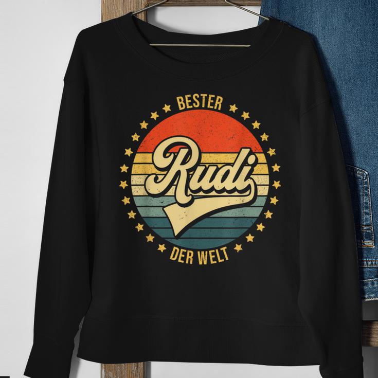 Rudi With Best Rudi Der Welt Sweatshirt Geschenke für alte Frauen