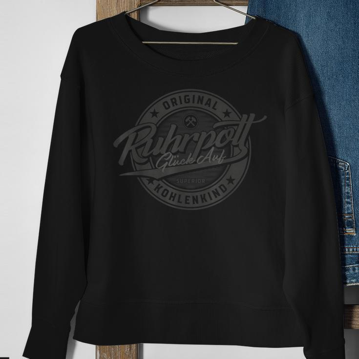 Ruhrpott Original Kohlenkind Sweatshirt Geschenke für alte Frauen