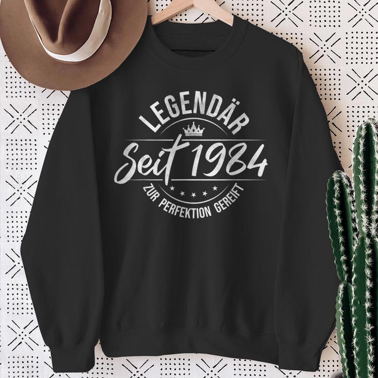 Runder Geburtstag Birthday Legendär Seit 1984 Sweatshirt Geschenke für alte Frauen