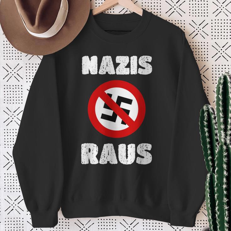 S Raus Gegen S Und Rcht Hetze Lives Matter Sweatshirt Geschenke für alte Frauen