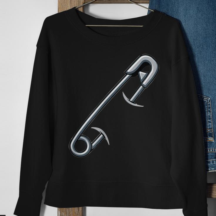 Safety Pin Anti-Hate Liberal Anti-Trump Solidarity Sweatshirt Gifts for Old Women